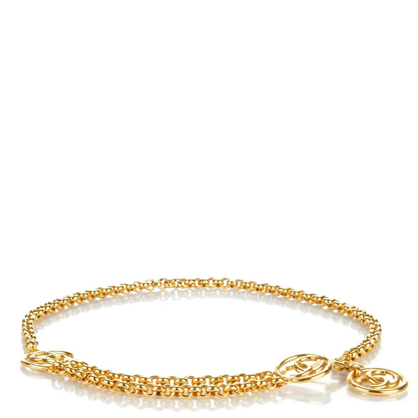 Chain CC Belt Gold