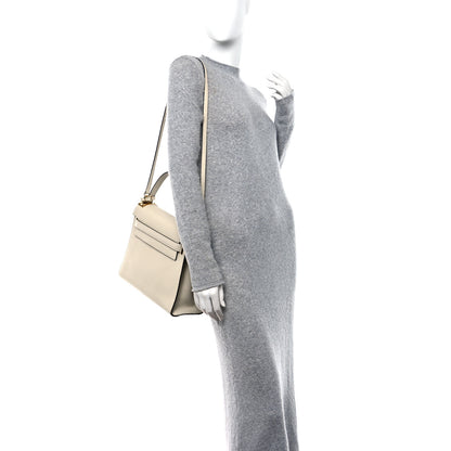 Valentino Garavani VALENTINO GARAVANI Grained Calfskin Medium My Rockstud Frame Bag Light Ivory 2 of 14