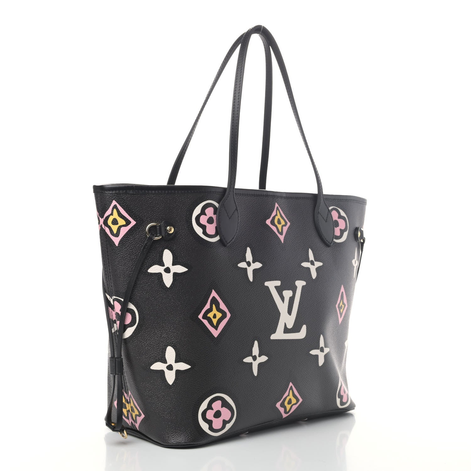 Louis Vuitton Monogram Giant Wild At Heart Neverfull MM Black 2 of 4