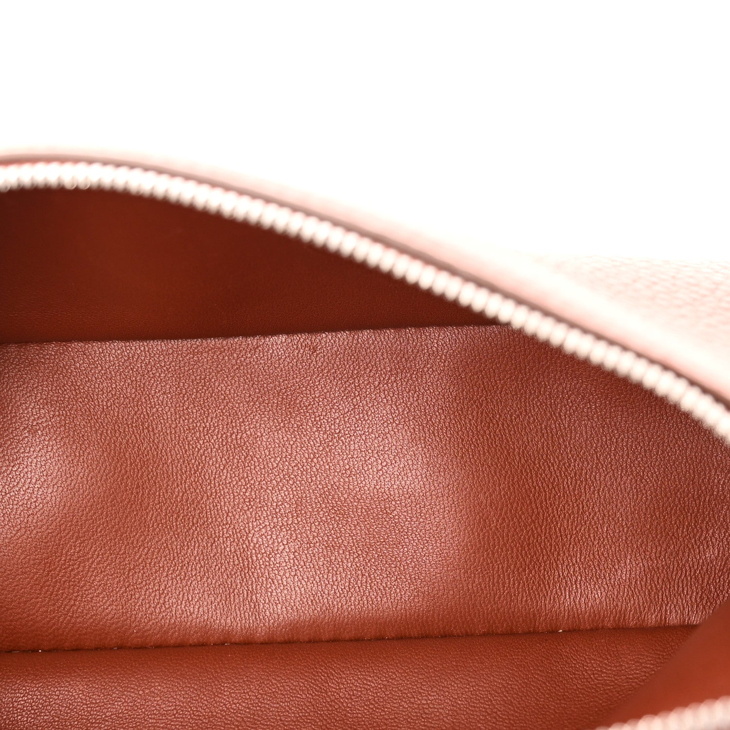 Loro Piana Grained Calfskin L19 Extra Pocket Pouch Kummel 5 of 11