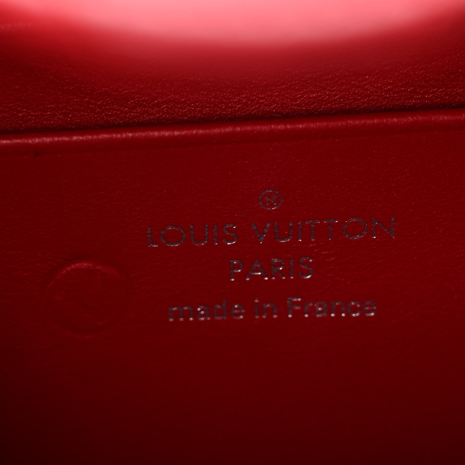 Louis Vuitton Calfskin New Wave Chain Pochette Scarlet 6 of 10