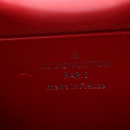 Louis Vuitton Calfskin New Wave Chain Pochette Scarlet 6 of 10