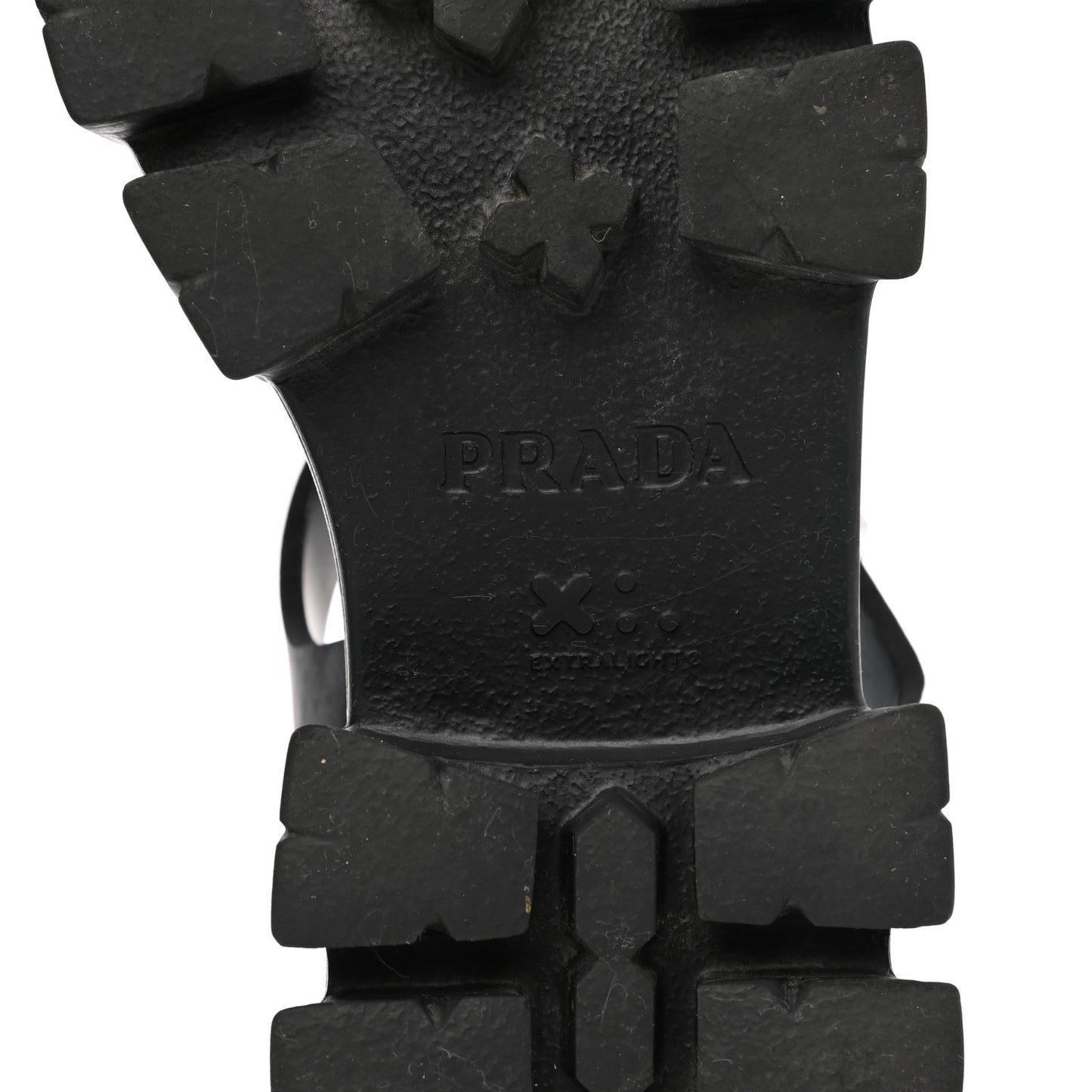 Foam Rubber Triangle Logo Monolith 55mm Cage Sandals 38 Black