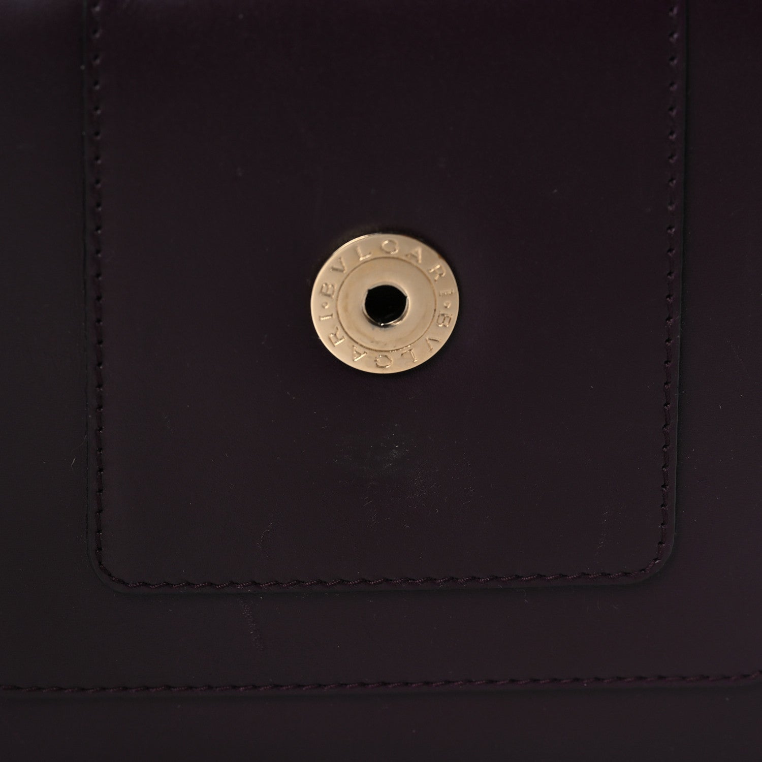 Bulgari Calfskin Small Serpenti Forever Snake Strap Crossbody Bag Plum 9 of 9