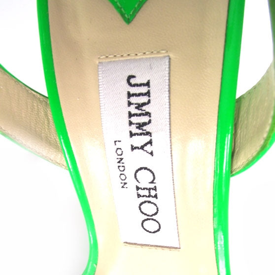 Jimmy Choo Patent Jasmine Heels 37.5 5 of 6