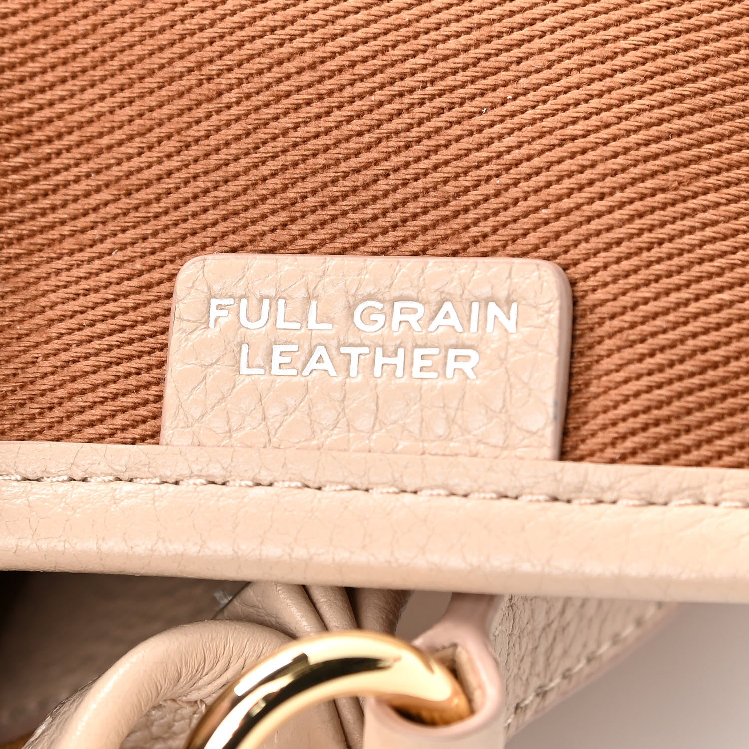 Marc Jacobs Grained Calfskin Small The Tote Bag Twine 7 of 10