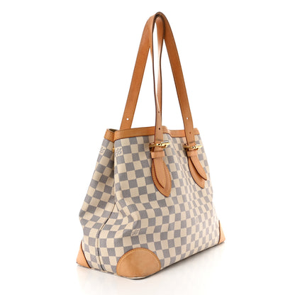 Louis Vuitton Damier Azur Hampstead MM 3 of 8