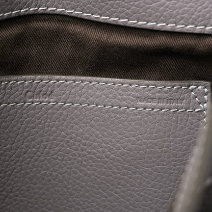 Chloe Calfskin Medium Marcie Round Crossbody Bag Cashmere Grey 6 of 8