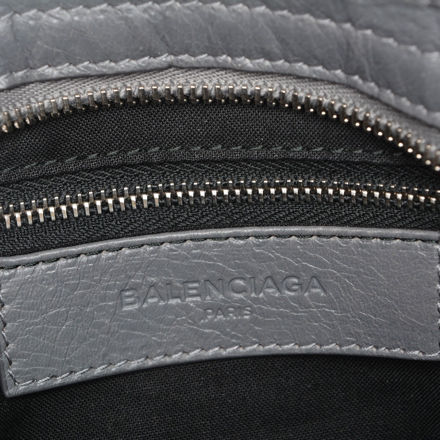 Balenciaga Agneau Silver Metallic Edge Hardware S City Gris Cendre 7 of 8