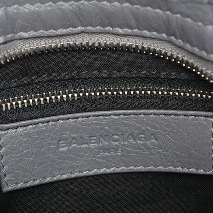 Balenciaga Agneau Silver Metallic Edge Hardware S City Gris Cendre 7 of 8