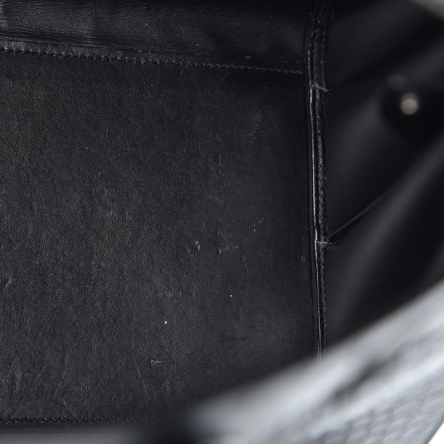 Calfskin Crocodile Embossed Large Sac De Jour Carryall Black
