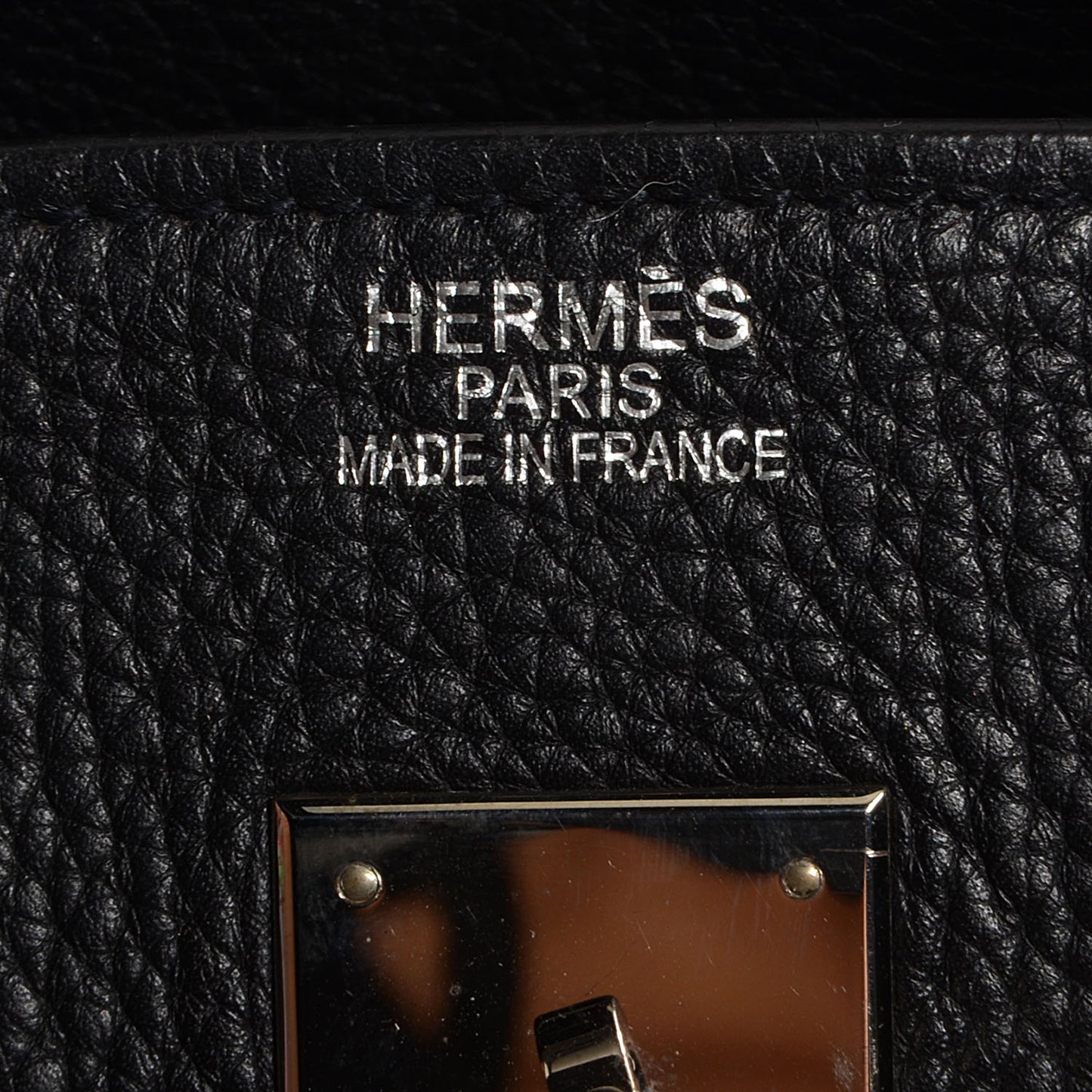 Taurillon Clemence Birkin 35 Black