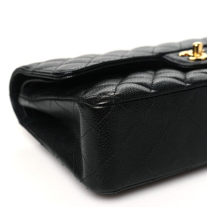 Chanel Caviar Quilted Medium Double Flap Black 9 of 10