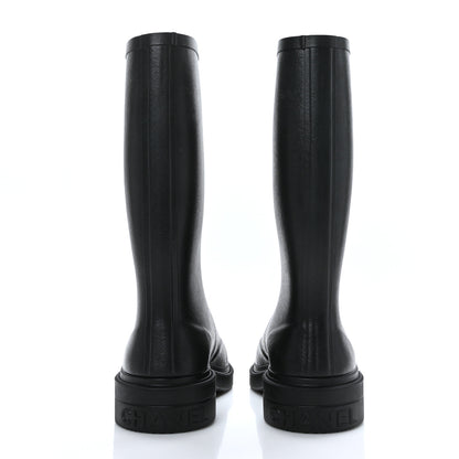 Chanel Caoutchouk CC High Boots 42 Black 5 of 7