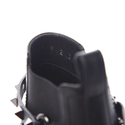 Valentino Garavani Calfskin Rockstud Chelsea 85mm Ankle Boots 36 Black 7 of 10