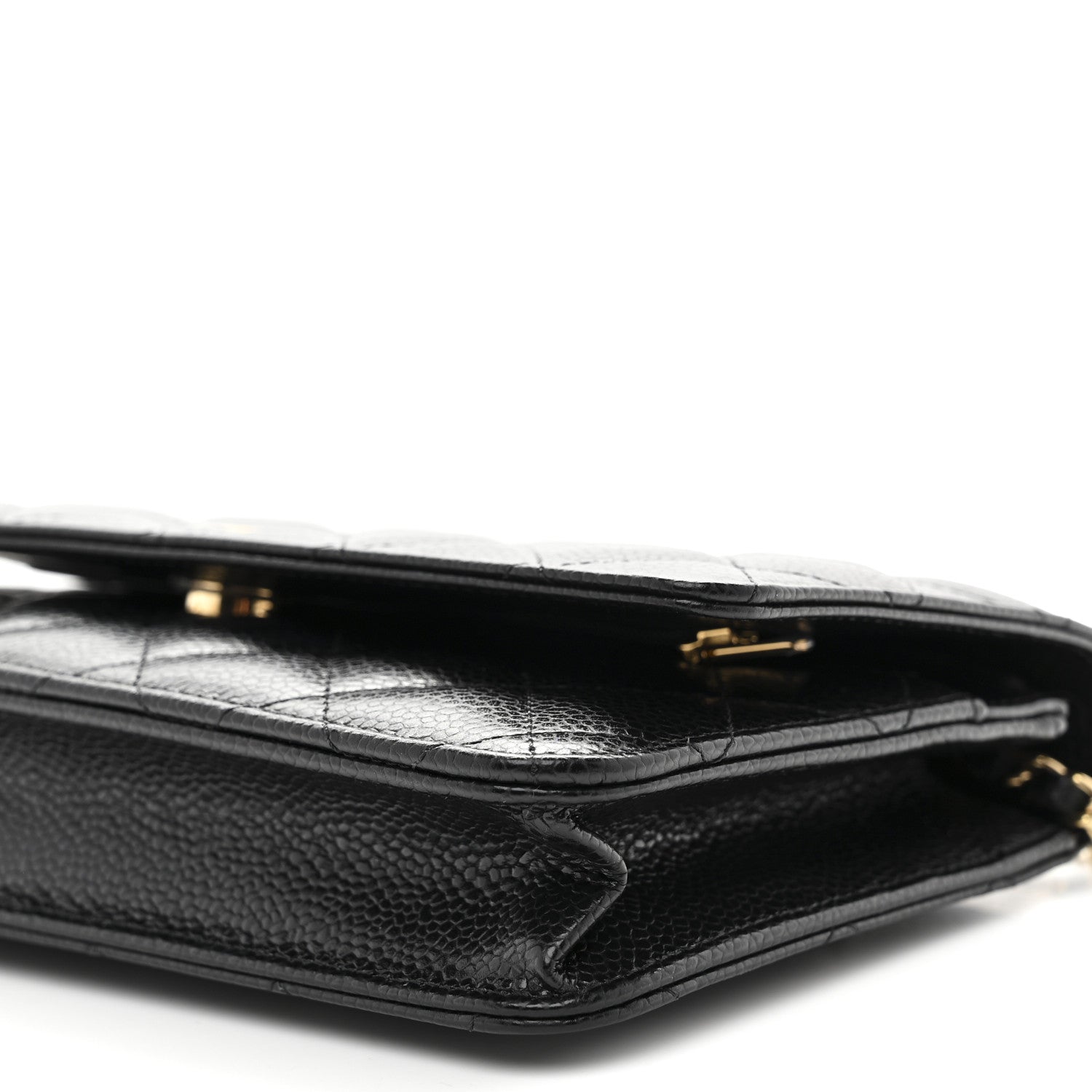 Chanel Caviar Quilted Wallet On Chain WOC Black 11 of 12