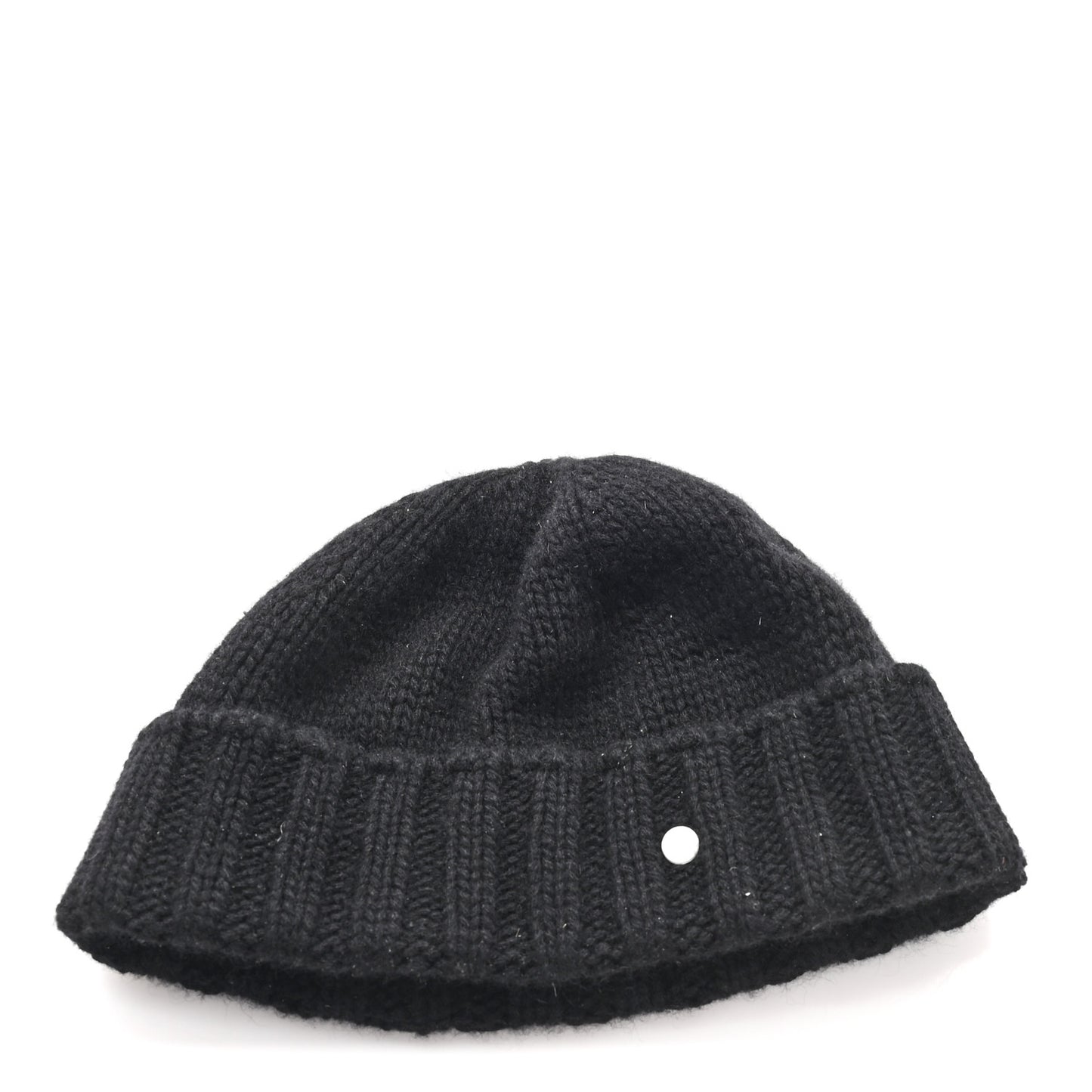 Cashmere Beanie Hat M Black