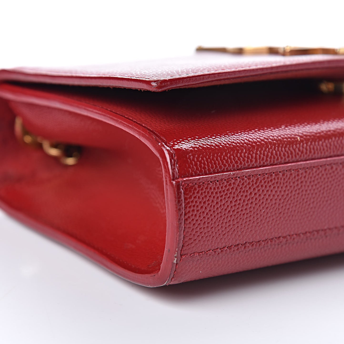 Grain De Poudre Small Monogram Kate Satchel Red