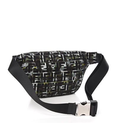 Fendi Nylon CamouFF Belt Bag Black Multicolor 2 of 8