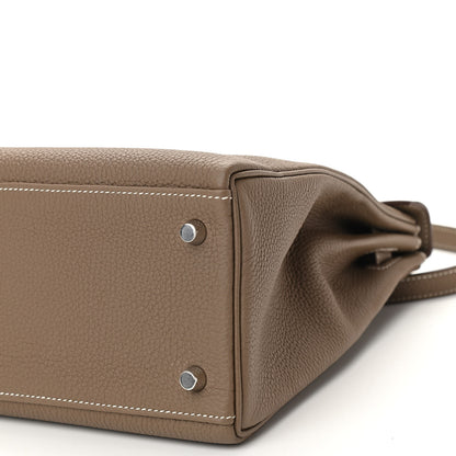 Hermes Togo Kelly Retourne 32 Etoupe 10 of 11