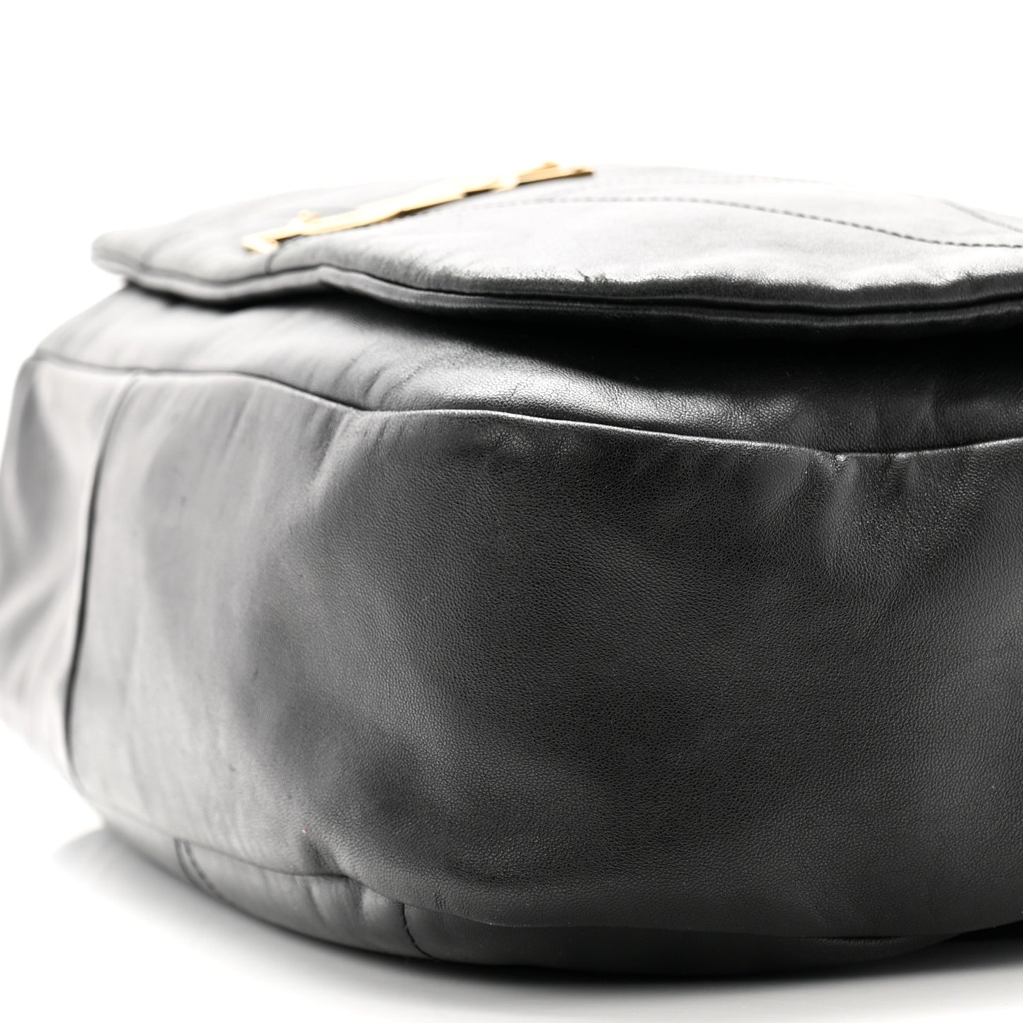 Lambskin Matelasse Monogram Large Jamie 4.3 Black