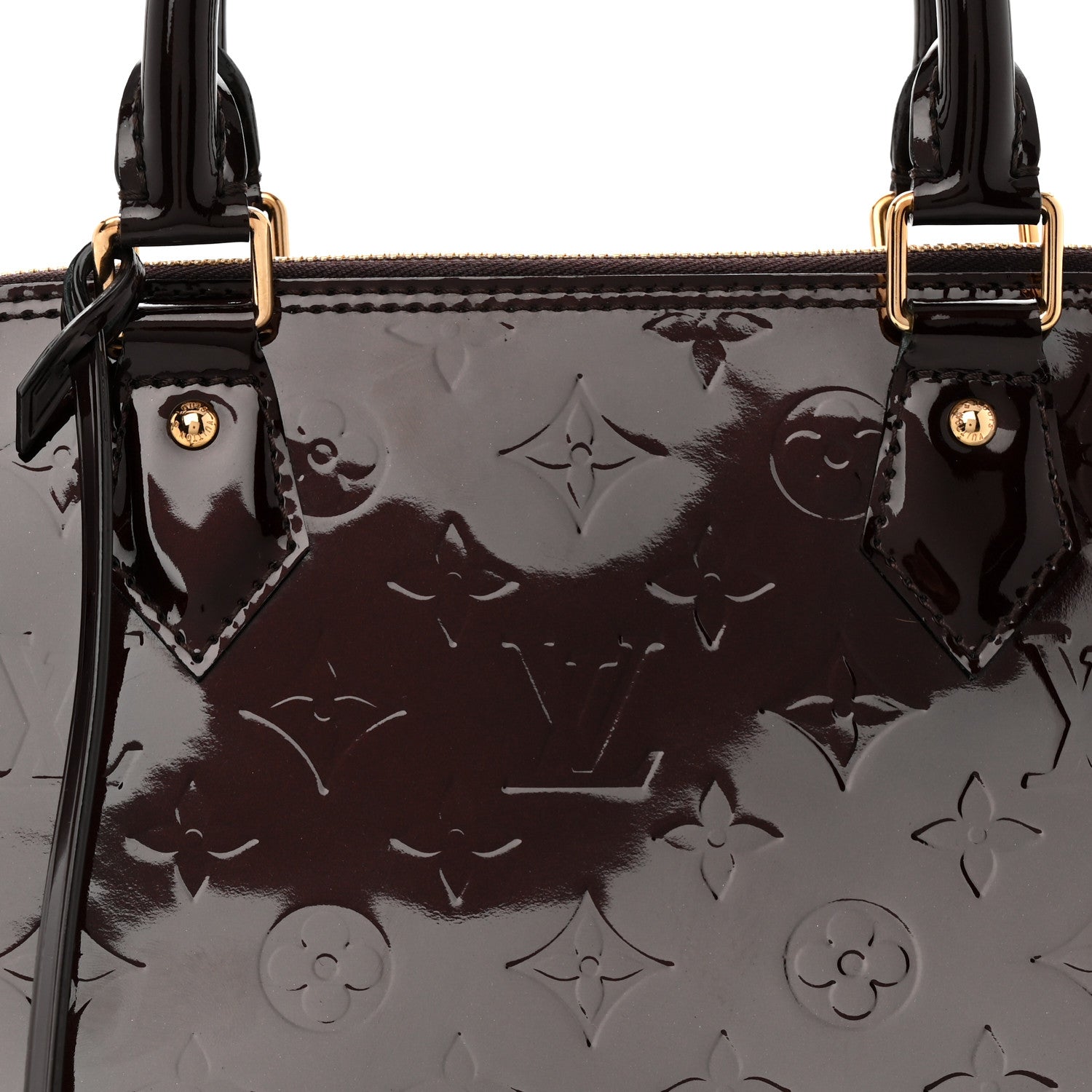 Louis Vuitton Vernis Alma GM Amarante 9 of 11