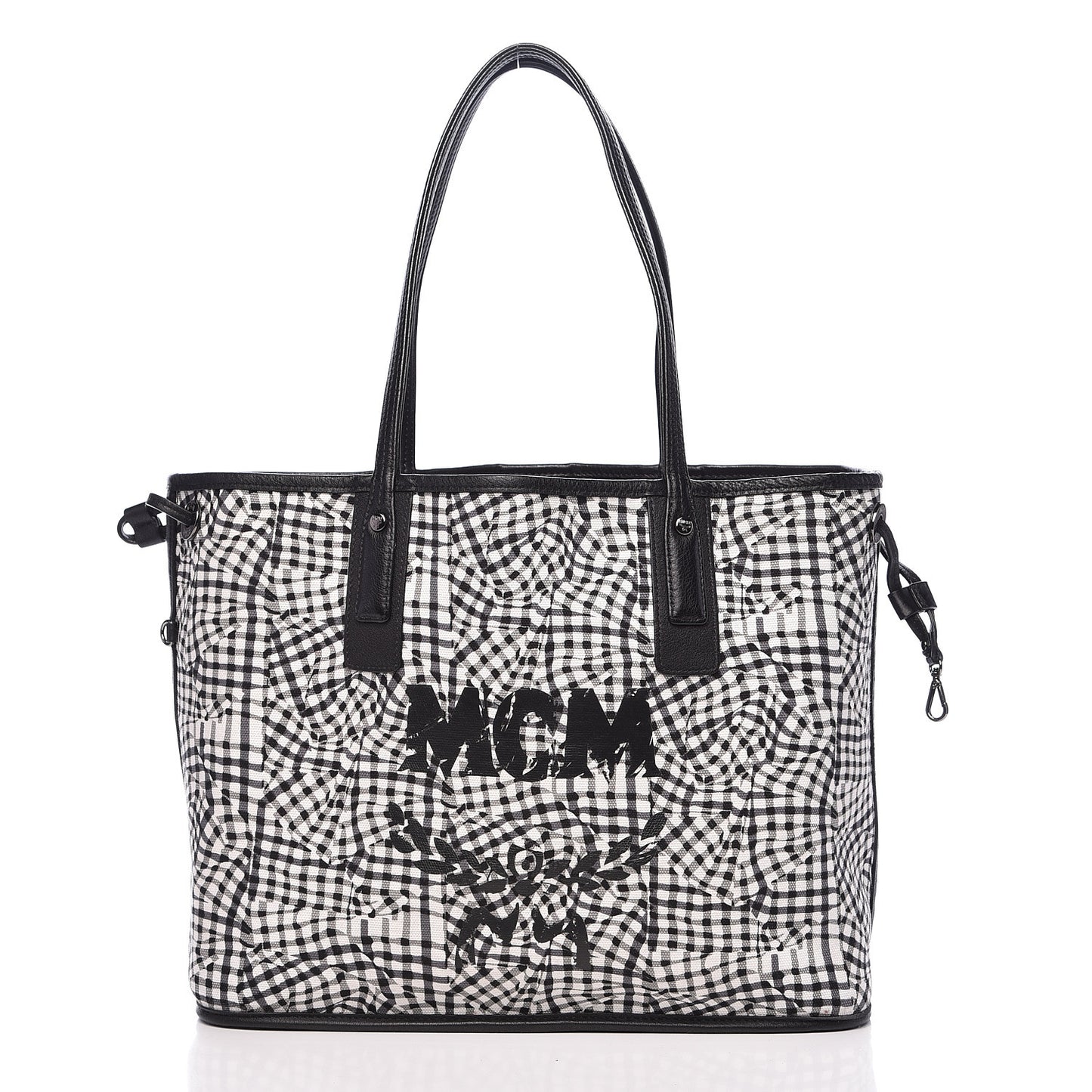 Visetos Medium Liz Reversible Shopper Tote Black
