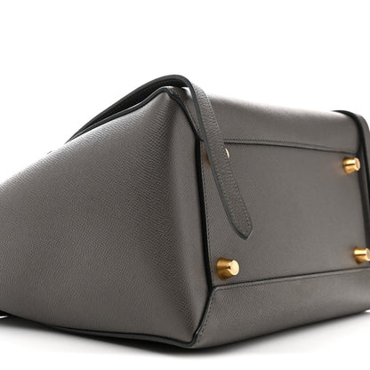 Celine Grained Calfskin Mini Belt Bag Grey 10 of 14