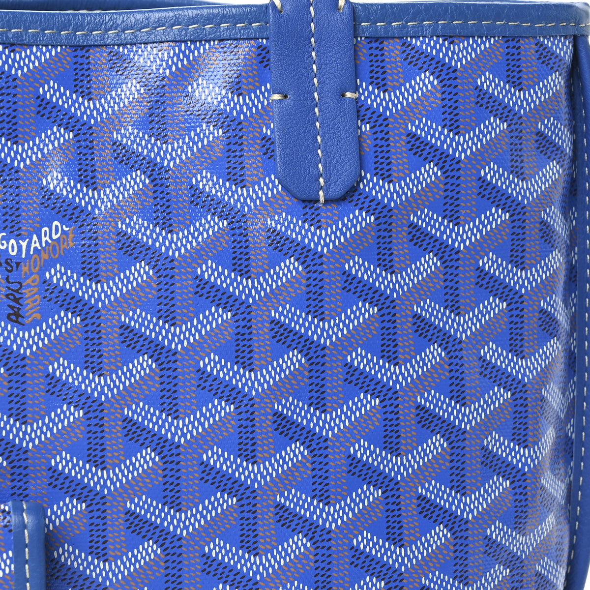 Goyard Goyardine Reversible Mini Anjou Sky Blue 13 of 18
