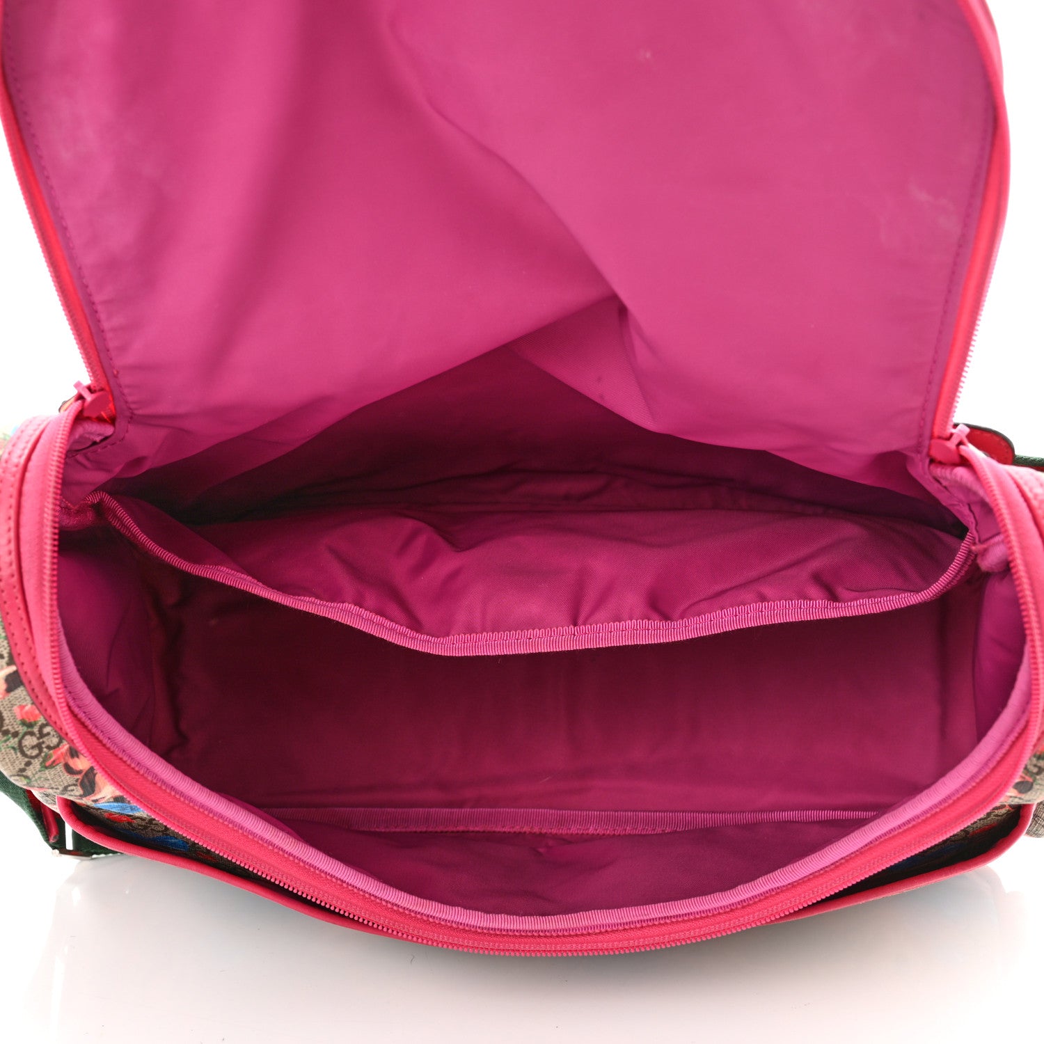 Gucci GG Supreme Monogram Fawn Print Diaper Bag Pink Multicolor 5 of 11