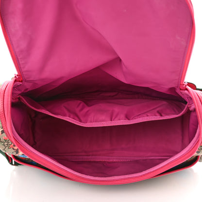 Gucci GG Supreme Monogram Fawn Print Diaper Bag Pink Multicolor 5 of 11