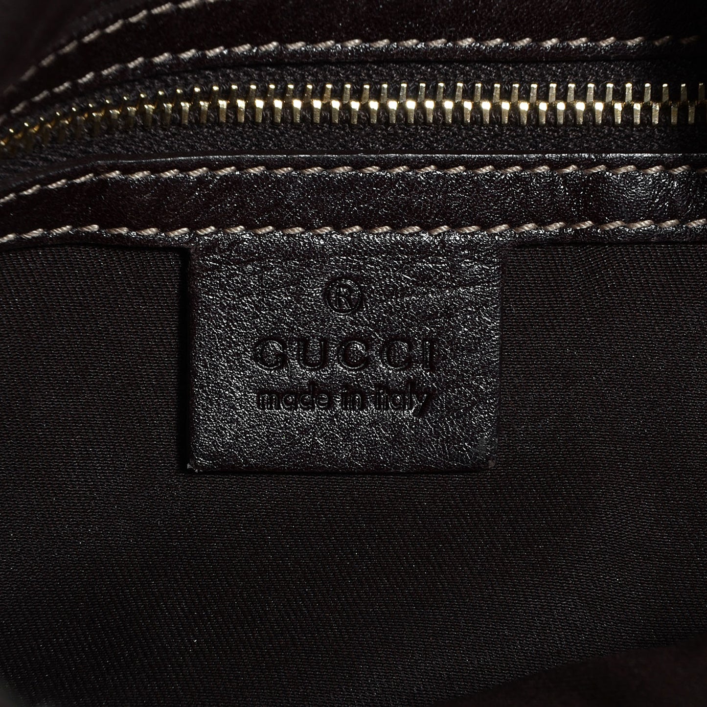 Monogram Large Wave Hobo Dark Brown
