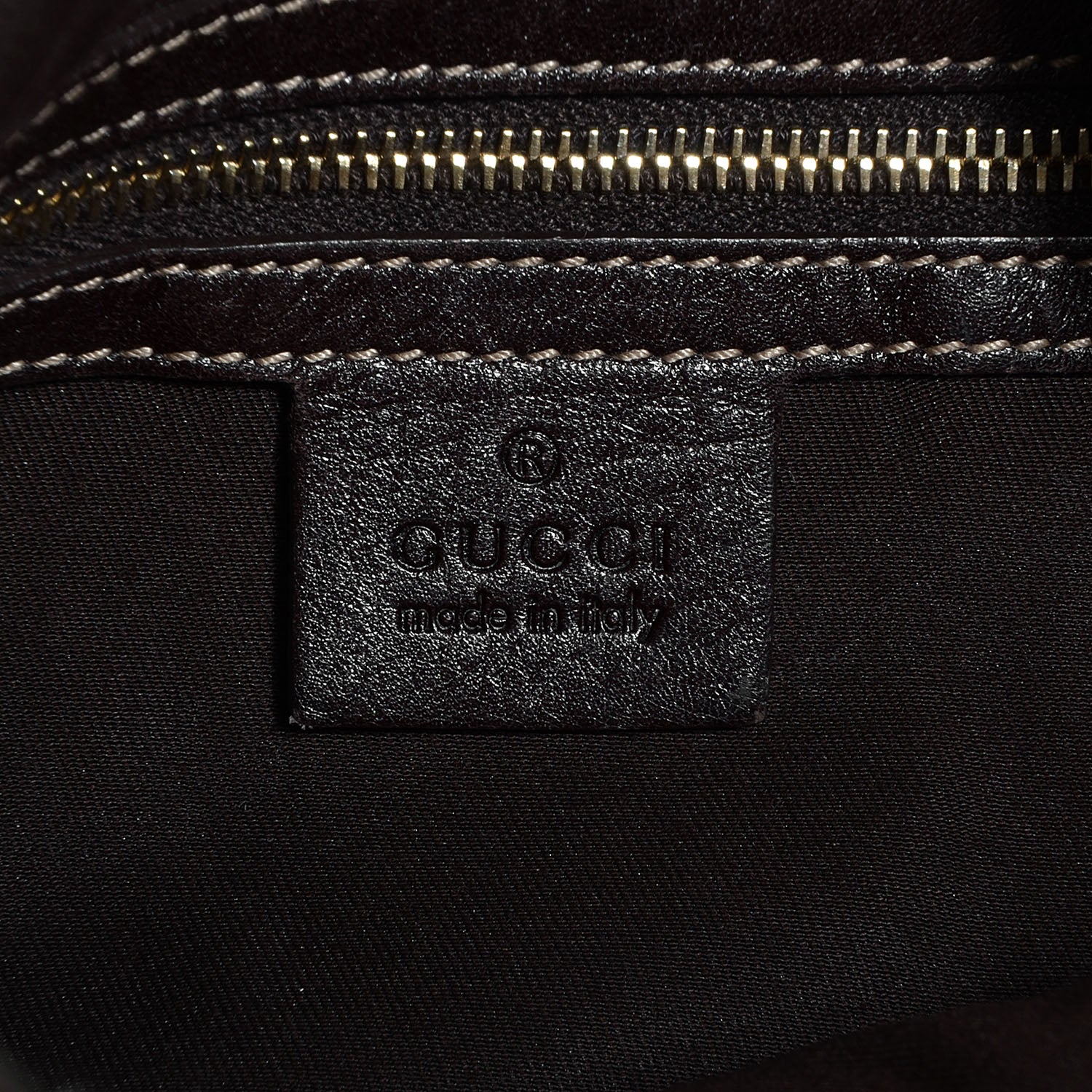 Gucci Monogram Large Wave Hobo Dark Brown 6 of 7