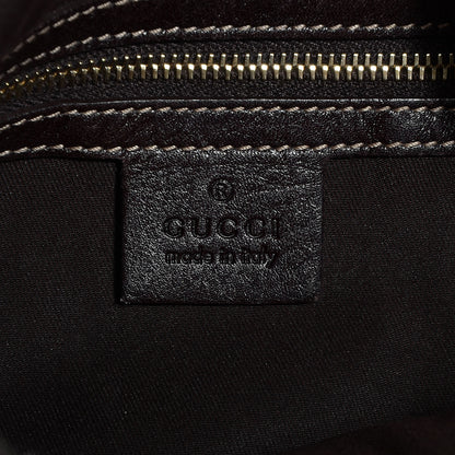 Gucci Monogram Large Wave Hobo Dark Brown 6 of 7