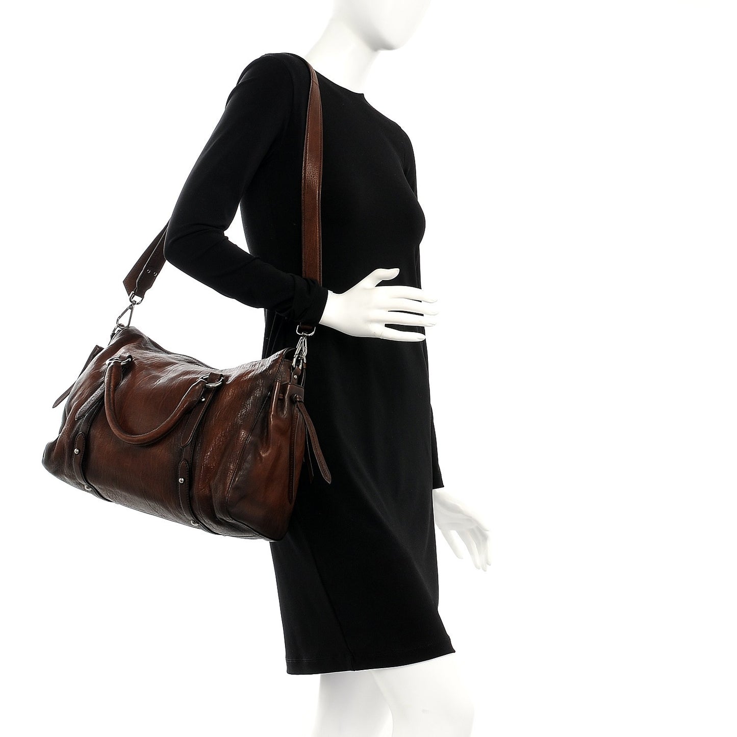 Nappa Monk Satchel Bruciato