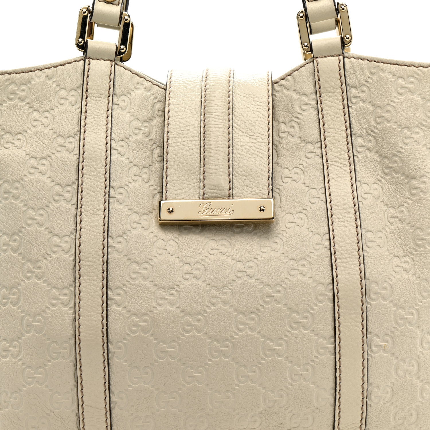 Gucci Guccissima Large New Ladies Hobo Off White 9 of 14