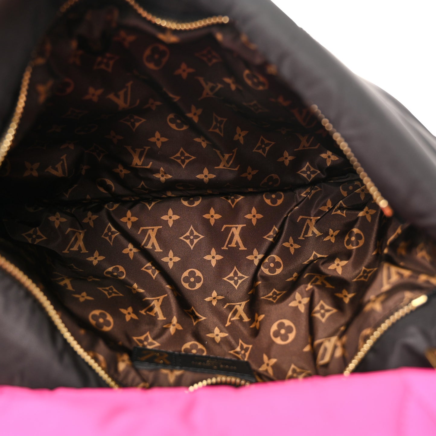 Econyl Monogram Pillow Maxi Multi Pochette Accessories Black Fuchsia