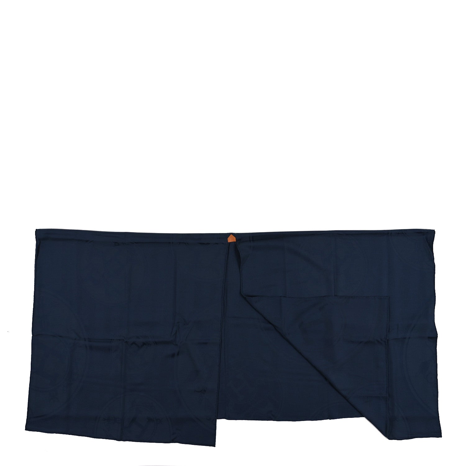 Hermes Cashmere Silk New Libris Poncho Bleu De Chine 2 of 3