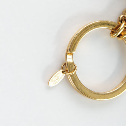 Chanel Quilted Flap Clover Keychain Gold 3 of 3