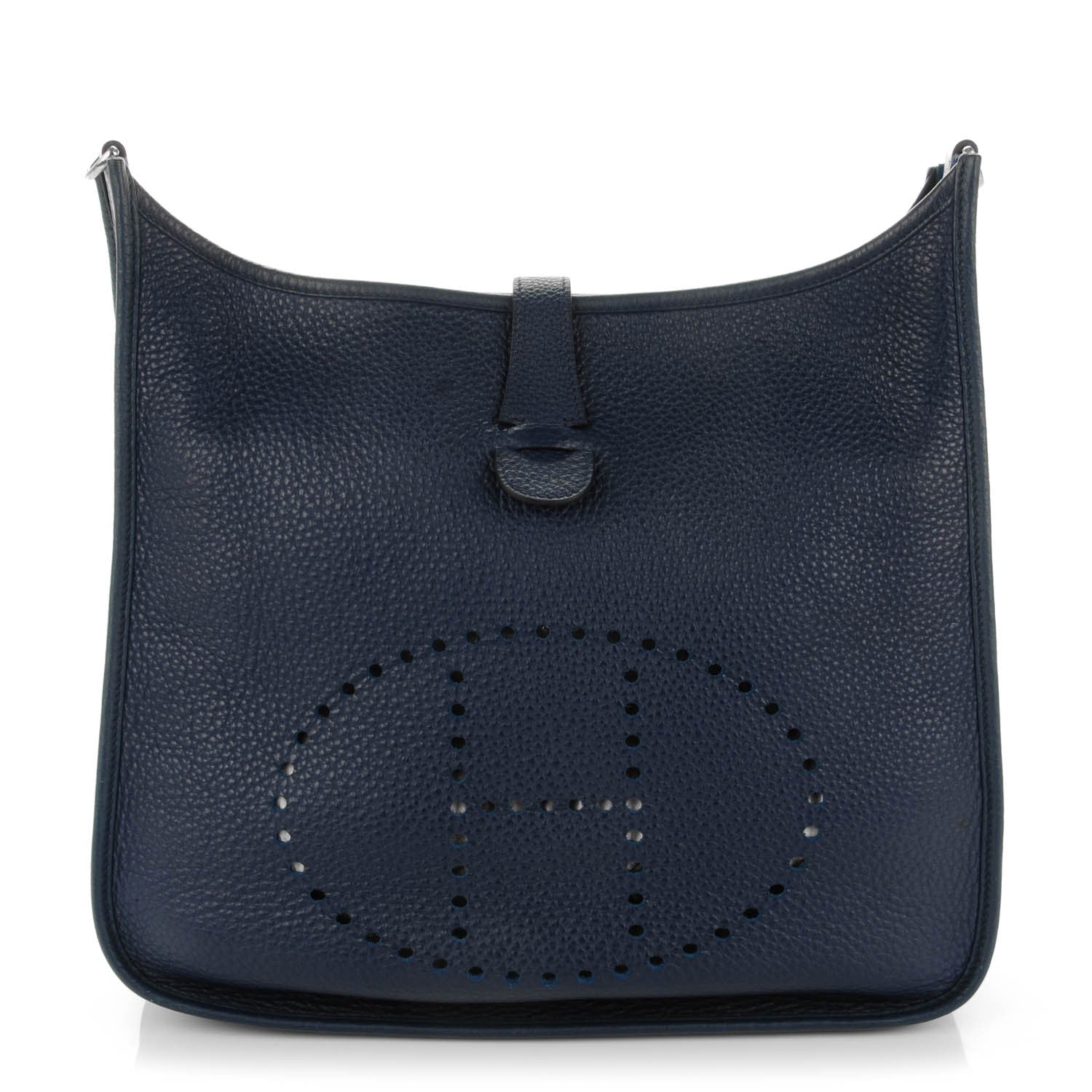 Hermes Taurillon Clemence Evelyne III GM Bleu De Malte 1 of 7