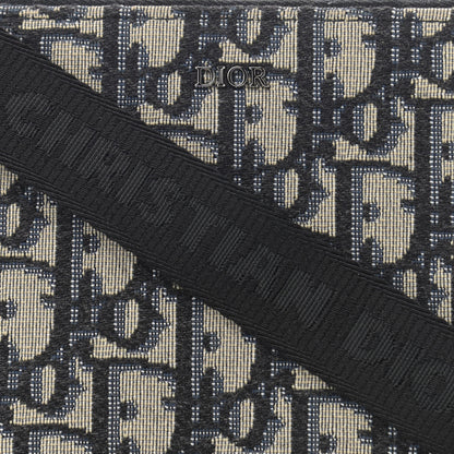 Christian Dior Oblique Pouch Navy Blue 9 of 11