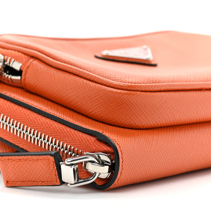 Prada Saffiano Belt Bag Papaya 9 of 10