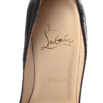 Christian Louboutin Crackled Suede So Kate 120 Pumps 37 Black 7 of 8