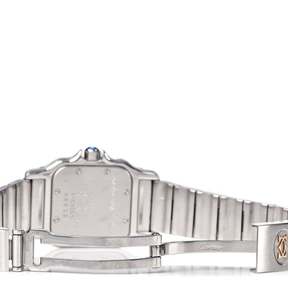 Cartier Stainless Steel 18K Yellow Gold 24mm Santos De Cartier Galbee Quartz Watch 5 of 7