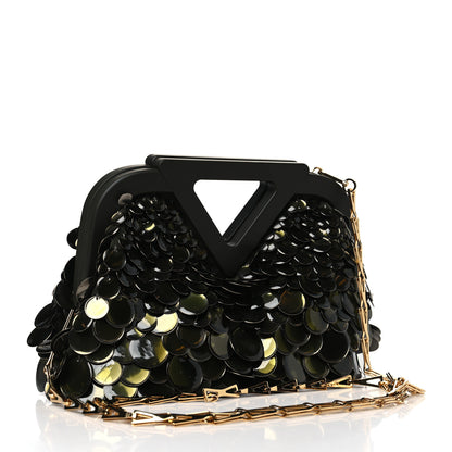 Bottega Veneta Paillette Small The Point Triangle Bag Camping 3 of 10