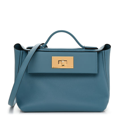 Hermes Evercolor Swift 24/24 21 New Blue Jean 1 of 11