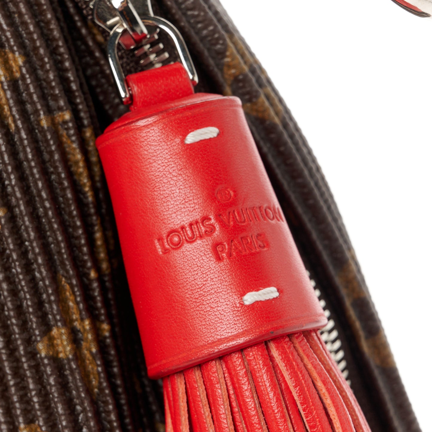 Monogram Canvas Pleated Explorer Bag MM