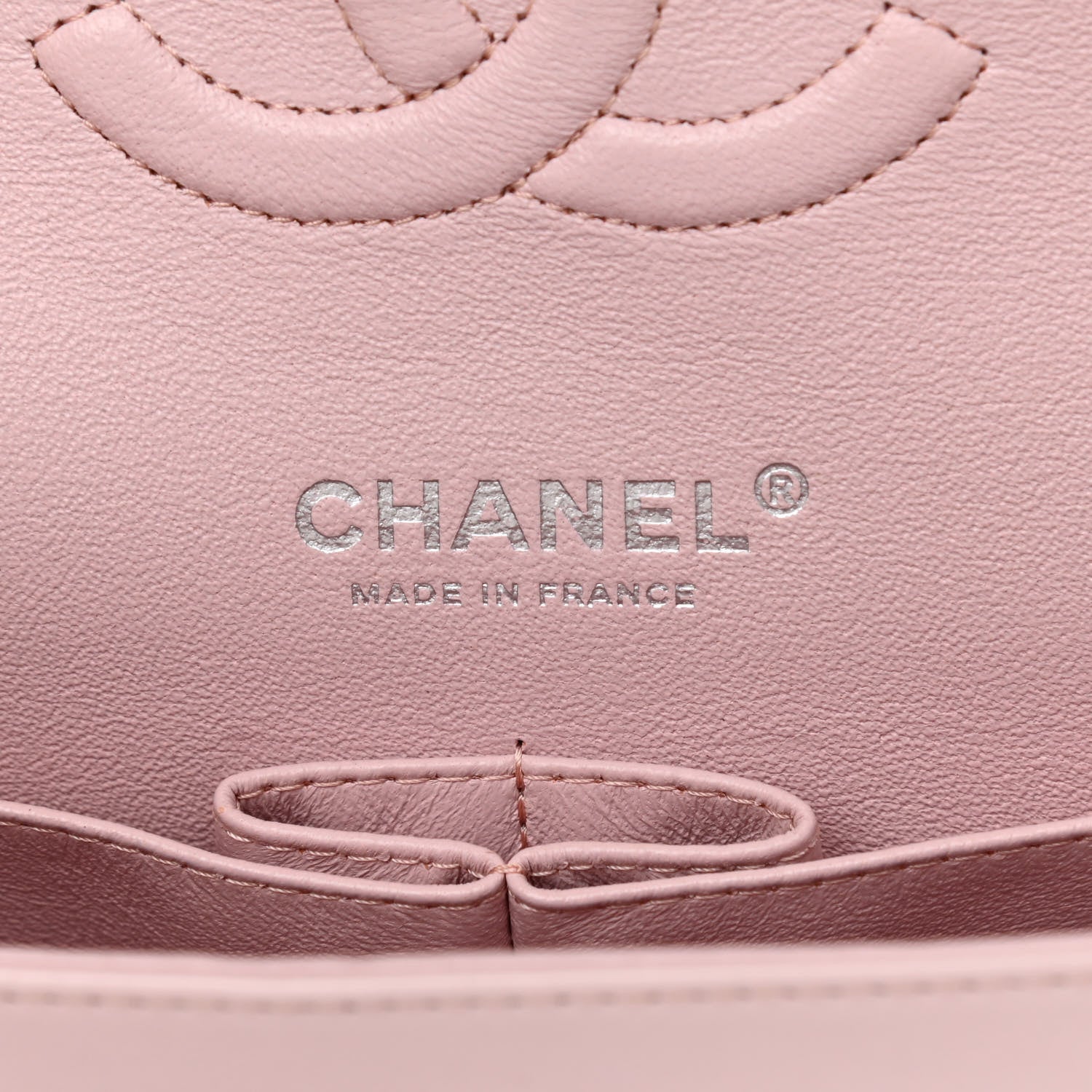 Chanel Lambskin Quilted Medium Double Flap Light Pink 5 of 10
