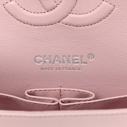 Chanel Lambskin Quilted Medium Double Flap Light Pink 5 of 10