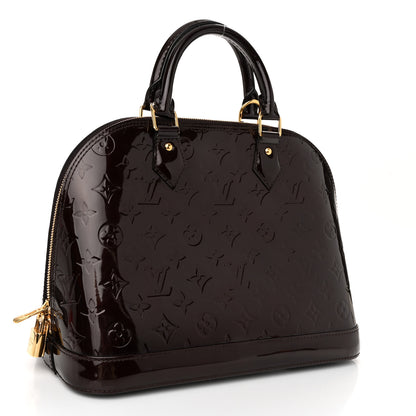 Louis Vuitton Vernis Alma PM Amarante 3 of 9